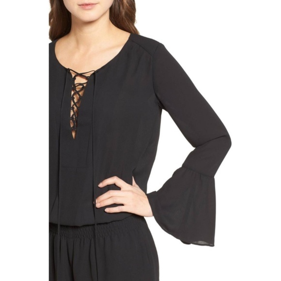 NWOT Chelsea28 | Blouson Romper black size S - Picture 7 of 7